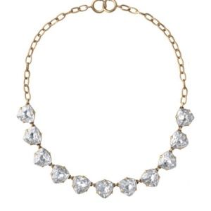 Stella & Dot Clear Crystal Somervell Necklace